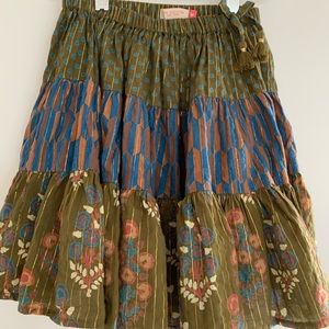 Pink Chicken multicolor cotton skirt